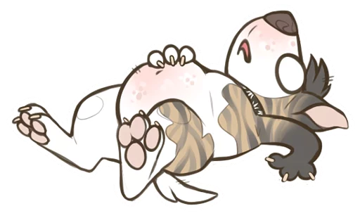 🍴 Стикер «eggdog» для Telegram
