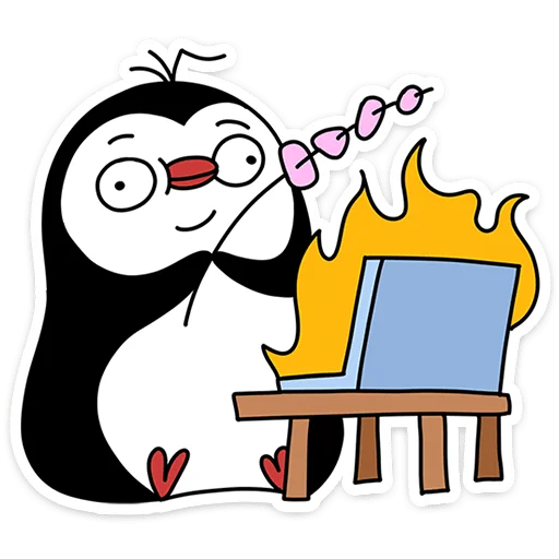 🐧 Стикер «Пингвин Пинг» для Telegram