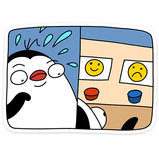 🙂 Стикер «Пингвин Пинг» для Telegram