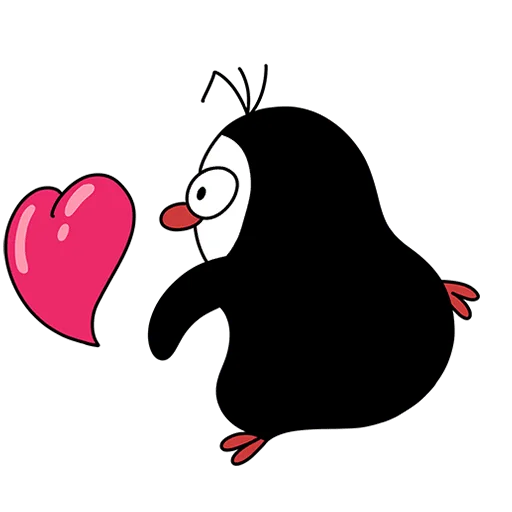 😘 Стикер «Пингвин Пинг Без Текста» для Telegram
