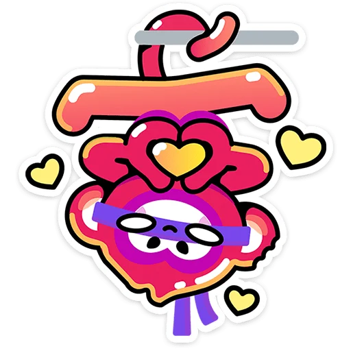 🥰 Стикер «Пинг» для Telegram