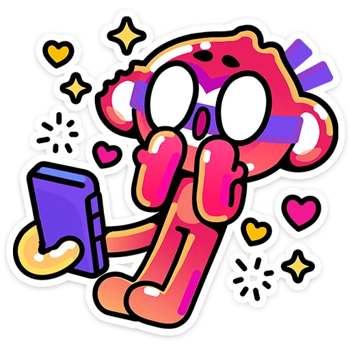 🥰 Стикер «Пинг» для Telegram