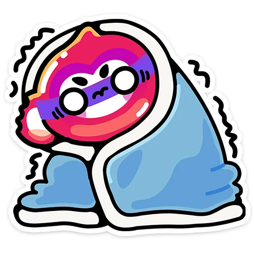🥶 Стикер «Пинг» для Telegram