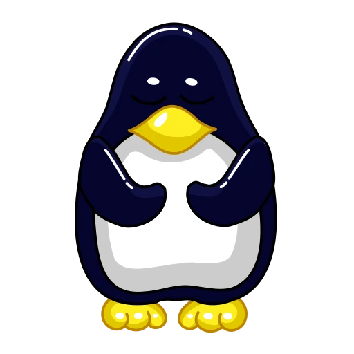 🙏 Стикер «Pinguin Pin» для Telegram