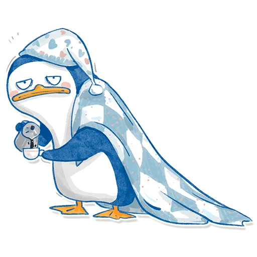 😴 Стикер «Pinguinki» для Telegram
