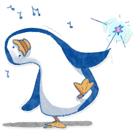 🥳 Стикер «Pinguinki» для Telegram