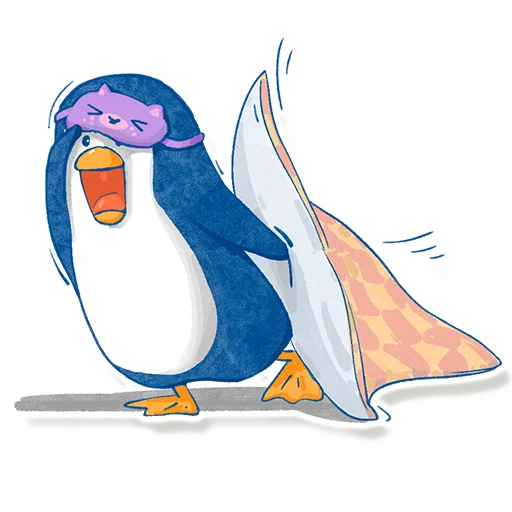 😴 Стикер «Pinguinki» для Telegram