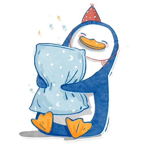 😴 Стикер «Pinguinki» для Telegram