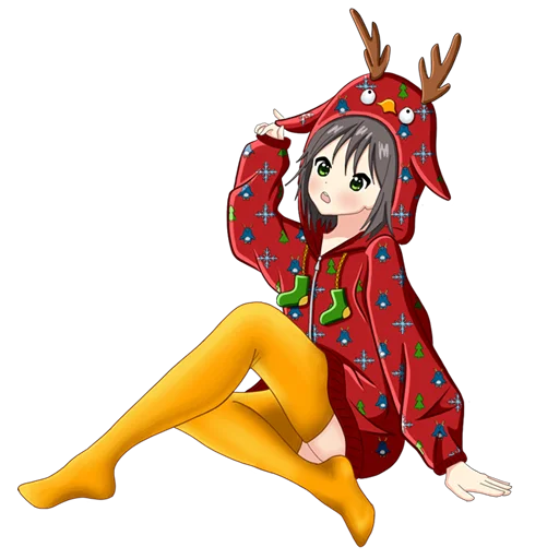 🎄 Стикер «Пингви-тян» для Telegram