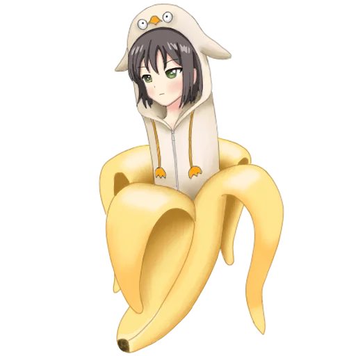 🍌 Стикер «Пингви-тян» для Telegram