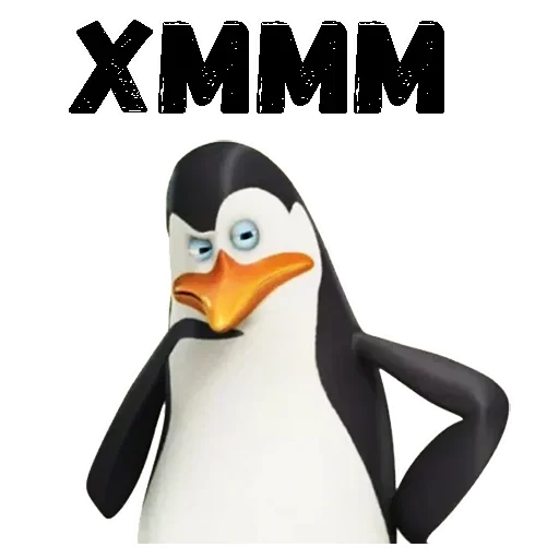 😜 Стикер «Пингвин из Мадагаскара» для Telegram