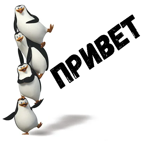 😉 Стикер «Пингвин из Мадагаскара» для Telegram