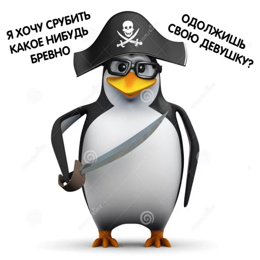 👣 Стикер «Pingvin Pack Memes» для Telegram