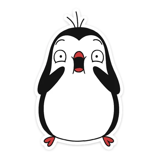 😲 Стикер «ПингвиТеле2» для Telegram