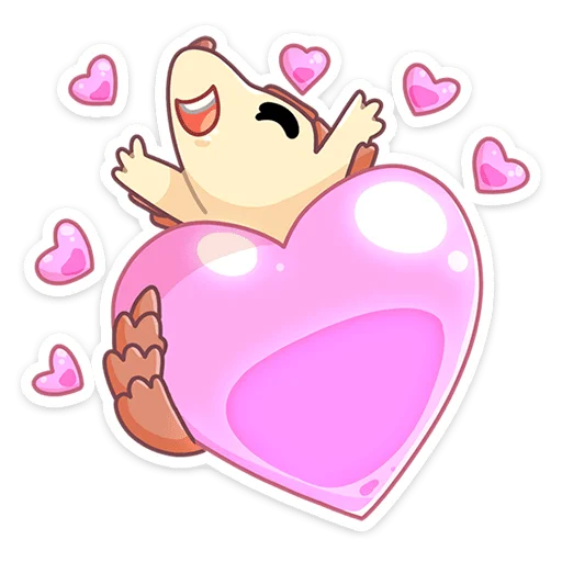 😍 Стикер «Пини - добрая шишка» для Telegram