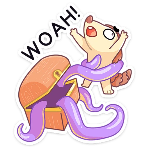 🐙 Стикер «Пини - добрая шишка» для Telegram