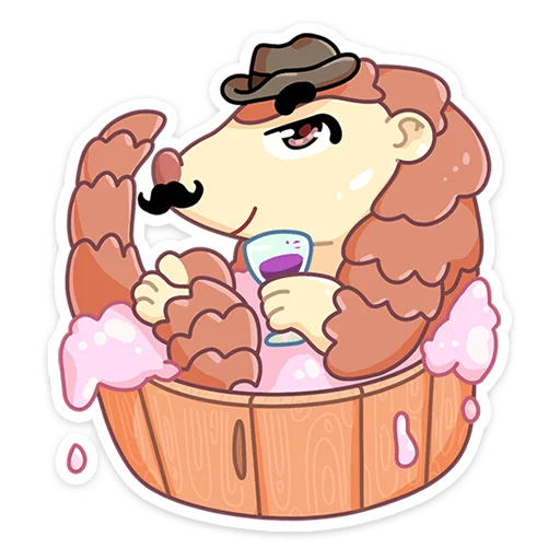 🛀 Стикер «Пини - добрая шишка» для Telegram
