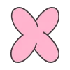 😚 Эмодзи «Розовые мечты - буквы и значки» для Telegram