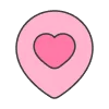 📍 Эмодзи «Розовые мечты - буквы и значки» для Telegram