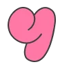 😛 Эмодзи «Розовые мечты - буквы и значки» для Telegram