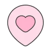 📍 Эмодзи «Розовые мечты - буквы и значки» для Telegram