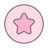 ⭐️ Эмодзи «Розовые мечты - буквы и значки» для Telegram