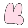😋 Эмодзи «Розовые мечты - буквы и значки» для Telegram