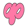 😙 Эмодзи «Розовые мечты - буквы и значки» для Telegram