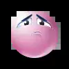 Стикер 18 pink face #emoji