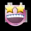 Стикер 25 pink face #emoji