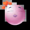 Стикер 11 pink face #emoji