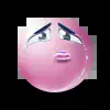 Стикер 30 pink face #emoji