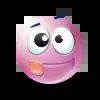 Стикер 14 pink face #emoji