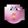 Стикер 26 pink face #emoji