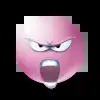 Стикер 21 pink face #emoji