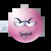 Стикер 51 pink face #emoji