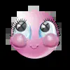 Стикер 53 pink face #emoji