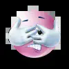 Стикер 55 pink face #emoji