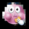 Стикер 59 pink face #emoji