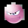 Стикер 12 pink face #emoji