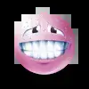 Стикер 7 pink face #emoji