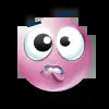 Стикер 35 pink face #emoji