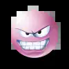 Стикер 27 pink face #emoji
