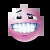 Стикер 38 pink face #emoji