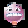 Стикер 8 pink face #emoji