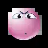 Стикер 28 pink face #emoji