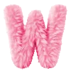 🩷 Эмодзи «pink fluffy letters» для Telegram