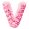 🩷 Эмодзи «pink fluffy letters» для Telegram