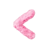 🩷 Эмодзи «pink fluffy letters» для Telegram