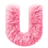 🩷 Эмодзи «pink fluffy letters» для Telegram